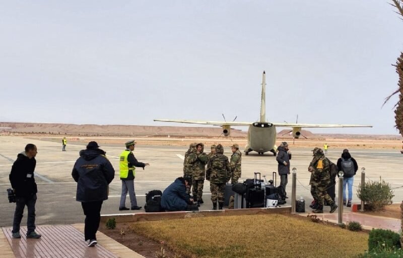 بتعليمات من الملك.. طائرات القوات المسلحة تنقل المساعدات للمتضررين من الثلوج