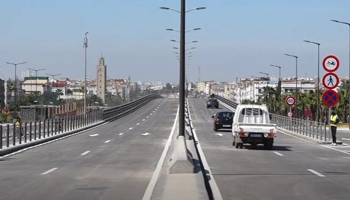 افتتاح جسر محمد السادس بالبيضاء