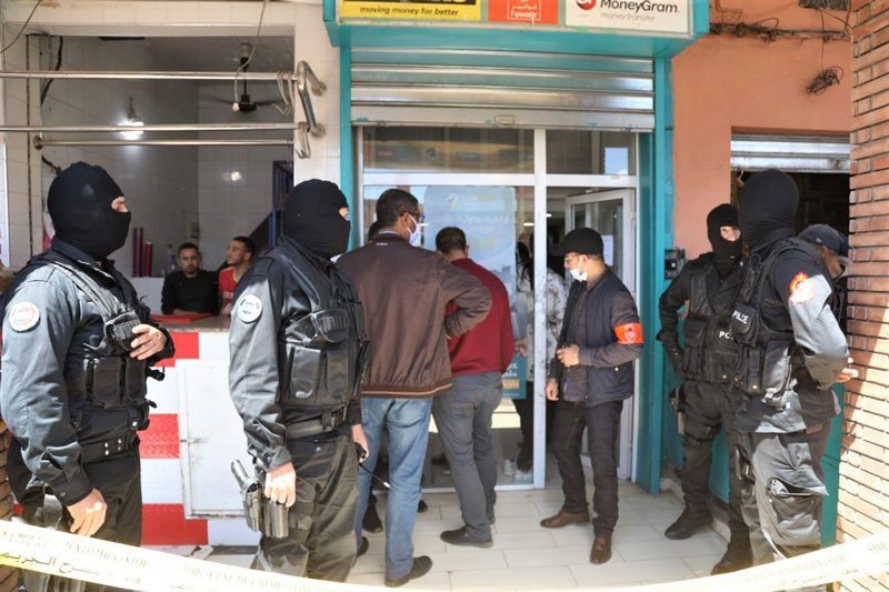 سرقة وكالة لتحويل الأموال بالبيضاء