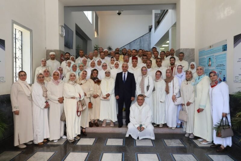 آيت الطالب يستقبل البعثة الصحية للحج