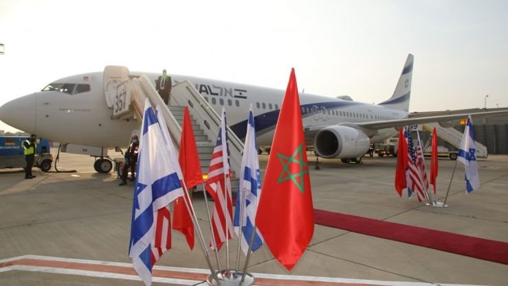 إسرائيل المغرب طائرة