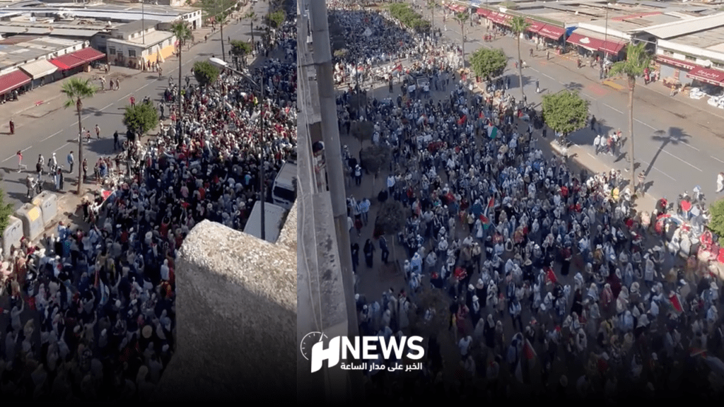 مسيرة دعم لفلسطبن