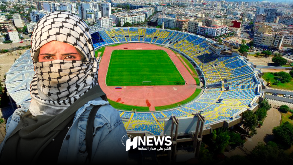 الشرطة تكشف حقيقة منع مشجعة من ولوج “دونور” بسبب وشاح فلسطيني