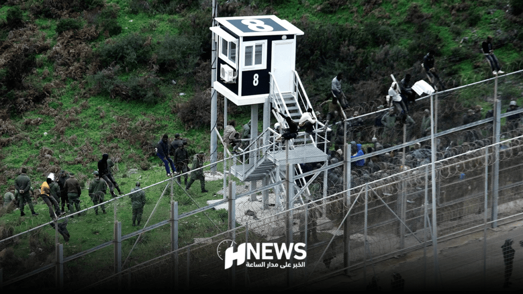 المغرب يحبط اقتحام 700 مهاجر لسياج سبتة