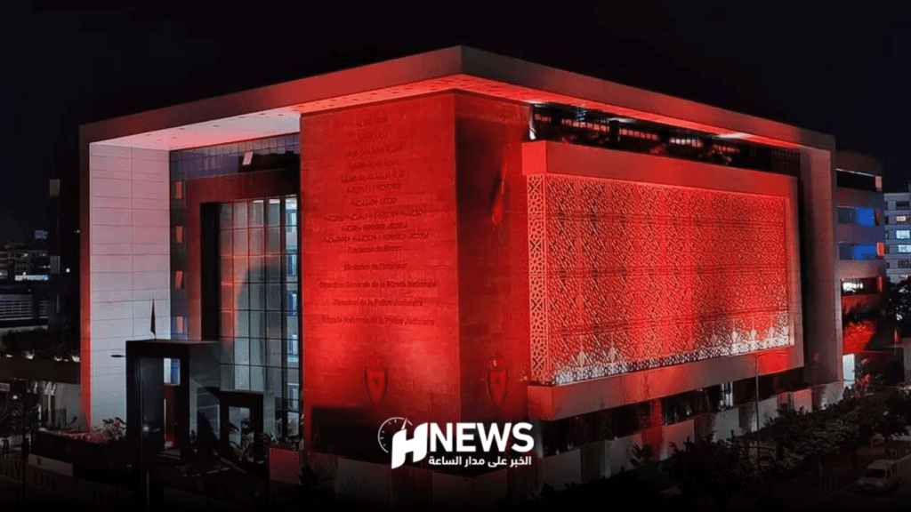 مقرات الأمن باللون البرتقالي دعما للنساء