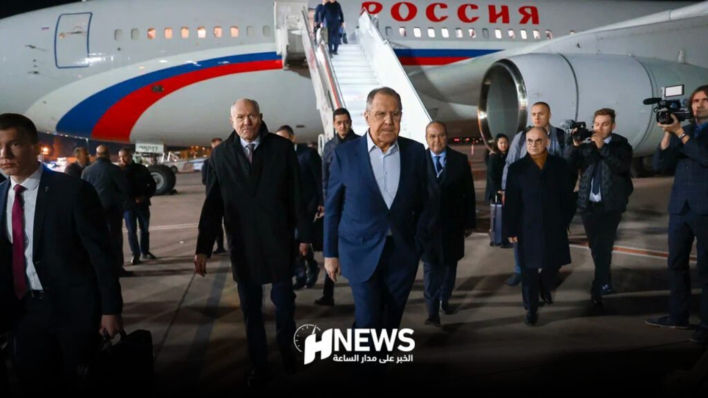 لافروف بمطار مراكش