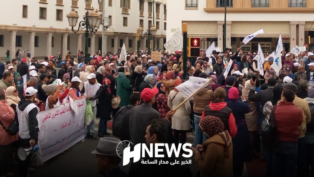 احتجاجات الأساتذة