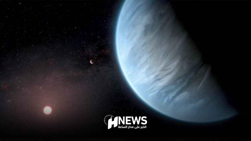 اكتشاف بخار الماء على غلاف كوكب ضخم