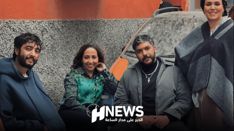 أبطال مسلسل "بين القصور" خلال الكواليس 