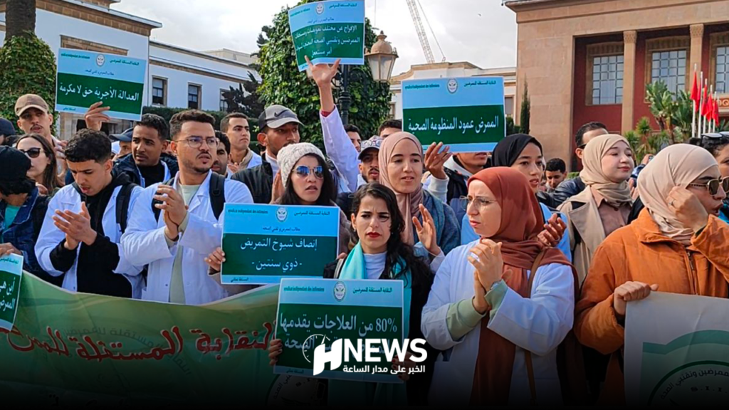 بالفيديو..الممرضون يصعدون بوقفة احتجاجية أمام البرلمان