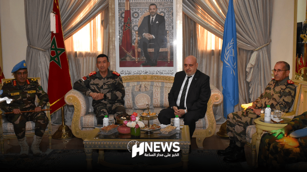 الجنرال بريظ يتباحث مع رئيس بعثة المينورسو