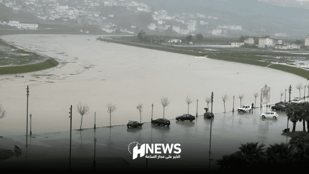 تساقطات قياسية تغرق مدن الشمال