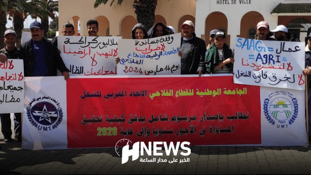 الشغيلة الفلاحية تشيد بإضرابها الوطني وتعلن تشبثها بمطالبها
