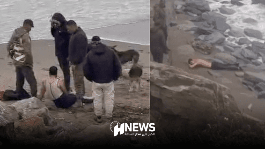 بالفيديو.. “حراگة” مغاربة يستغلون العاصفة للعبور إلى سبتة