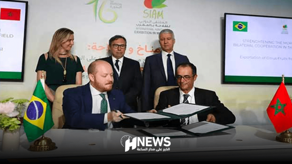 “أونسا” توقع اتفاقية لرفع صادرات الحوامض إلى البرازيل