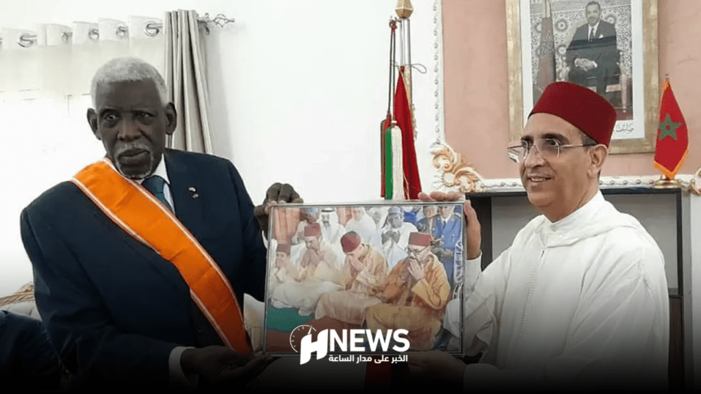 الملك يوشح سفيرا سابقا للتشاد بوسام رفيع