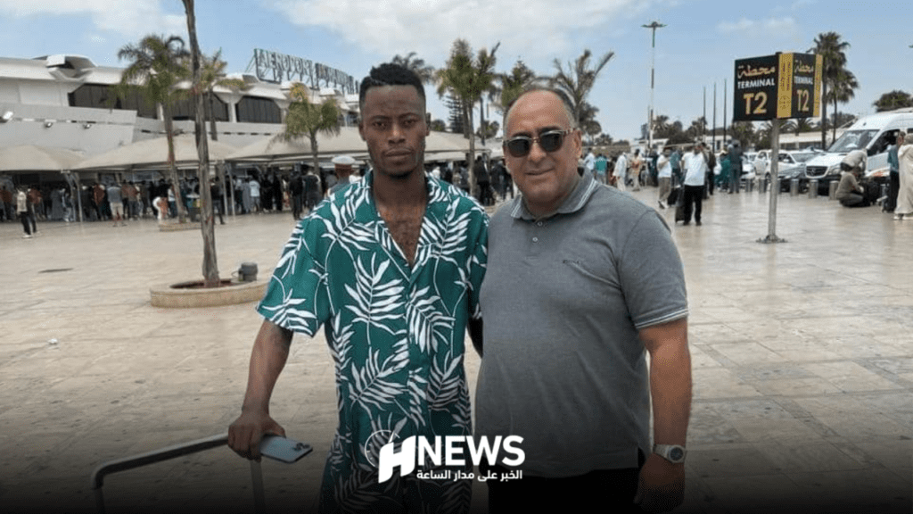 لاعب كونغولي يصل البيضاء للتعاقد مع الرجاء