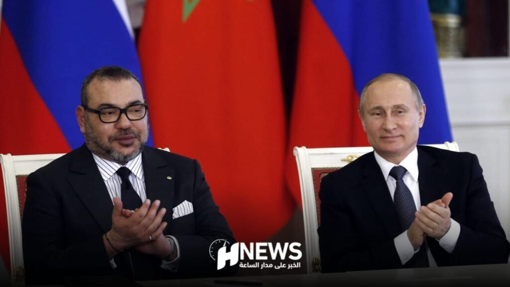 بوتين يبلغ الملك ارتياحه للعلاقات مع المغرب