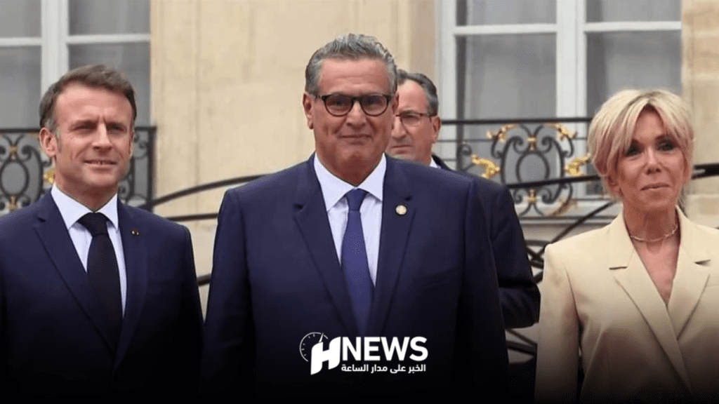 أخنوش يلتقي ماكرون بباريس