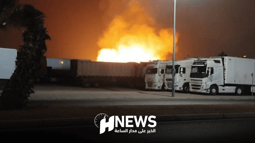 أكادير.. حريق مهول بالحي الصناعي