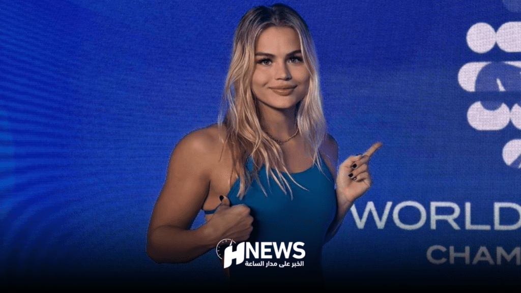 بالصور.. طرد سباحة من القرية الأولمبية لنشرها صورا مثيرة