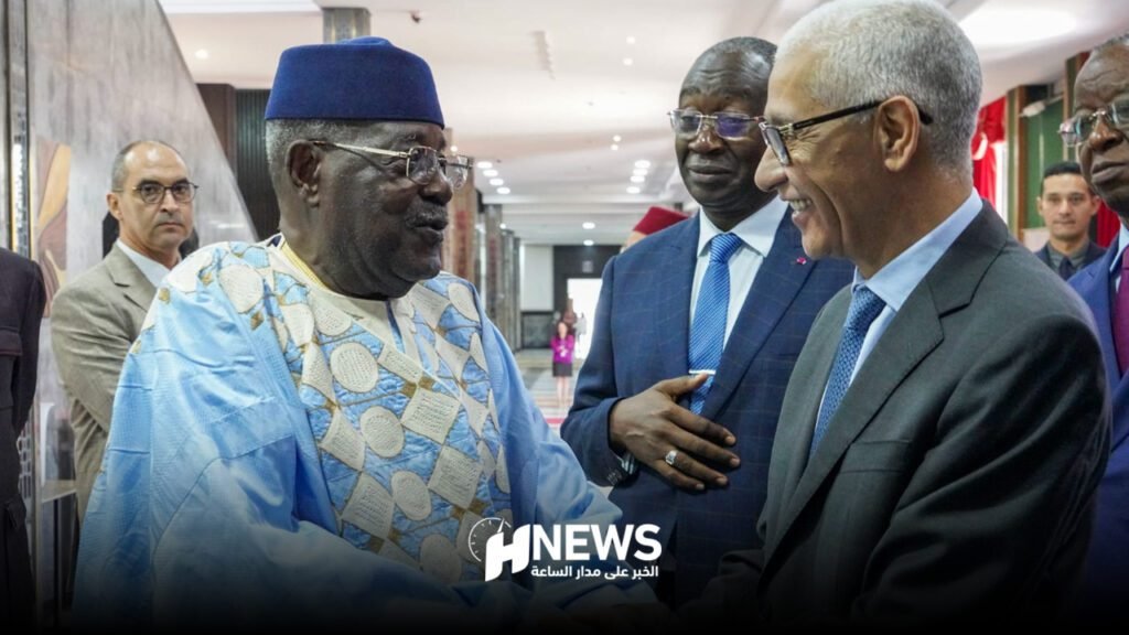 الطالبي العلمي يجري مباحثات مع رئيس البرلمان الكاميروني