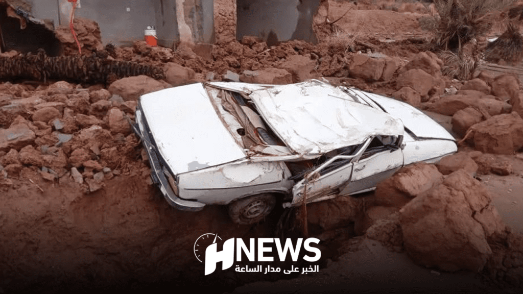 بالصور.. فيضانات طاطا تعزل المدينة وتخلف خسائر فادحة