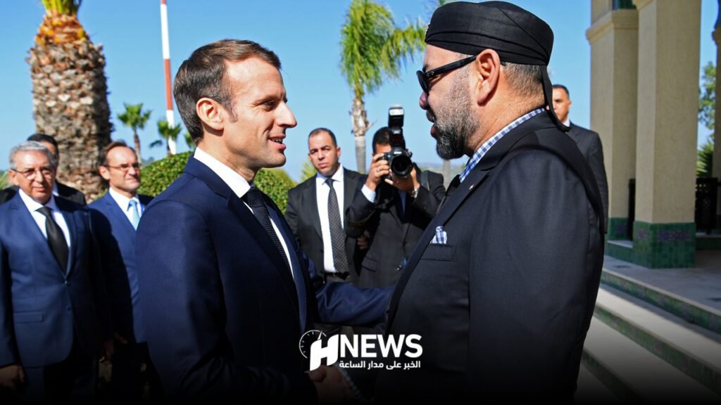 الملك وماكرون