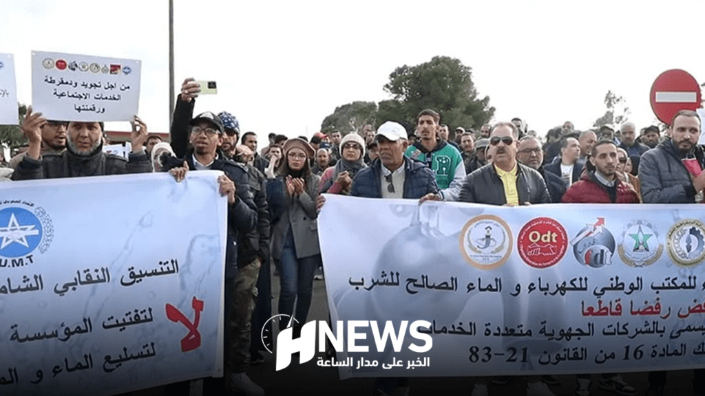 التنسيق النقابي يعلن الاحتجاج بسبب تجاهل إدارة مكتب الكهرماء