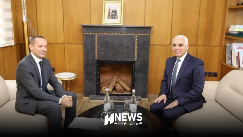 آيت الطالب يلقي خطبة الوداع ويسلم مفاتيح الصحة للتهراوي