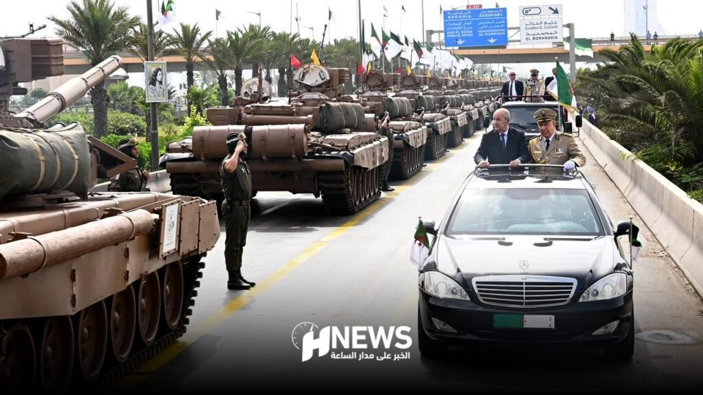 عرض عسكري جزائري