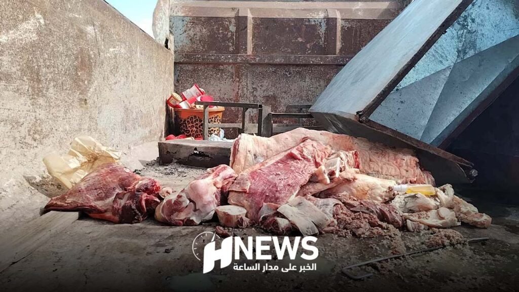 حجز قرابة نصف طن من اللحوم الفاسدة بمديونة