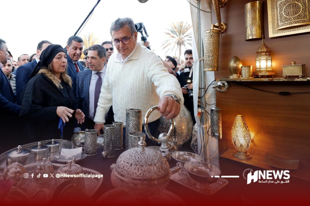 أخنوش يزور معرض الصناعة التقليدية بأكادير إداوتنان