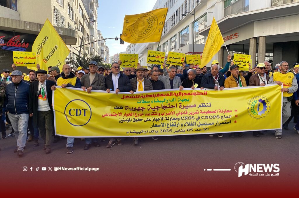 نقابي: الاحتجاجات مستمرة ضد قانون الإضراب.. فيديو