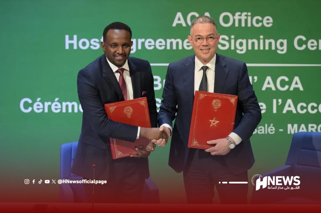 لقجع يوقع اتفاقية لإقامة مقر رابطة الأندية الإفريقية