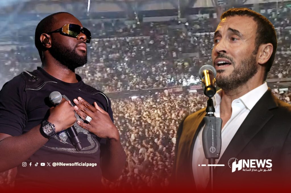 الساهر وغيمس يلهبان جمهور البيضاء.. فيديو