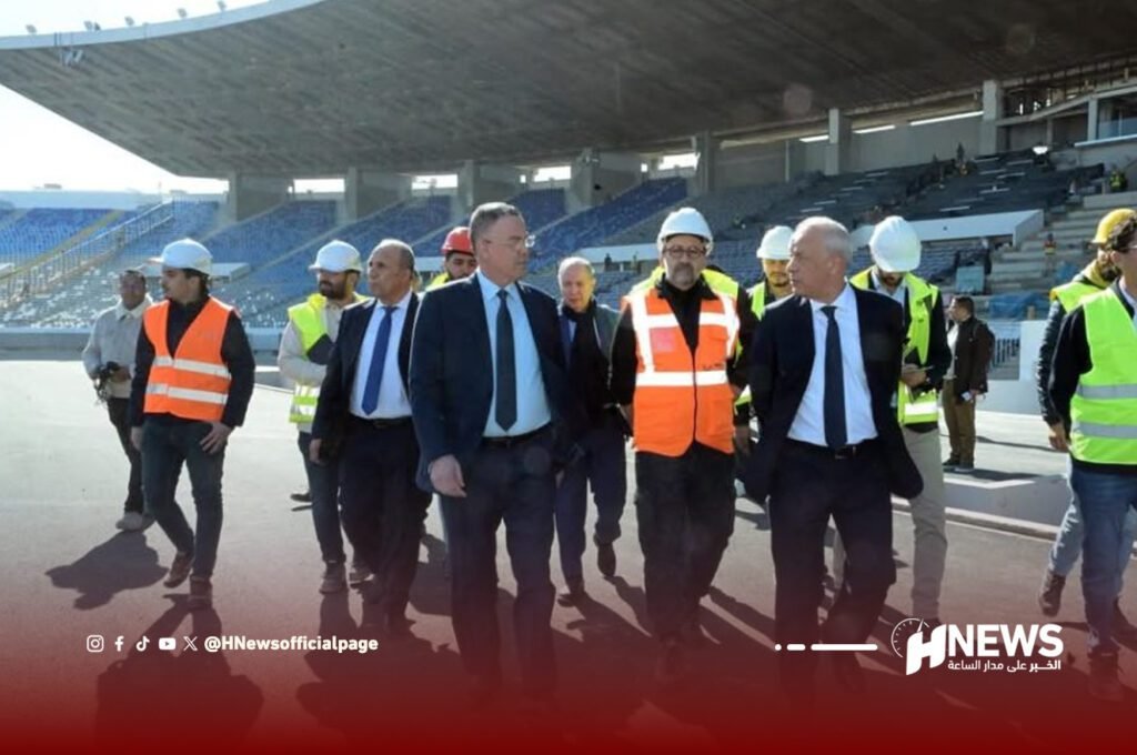 زيارة لقجع لمركب محمد الخامس | H-NEWS آش نيوز زيارة لقجع لمركب محمد الخامس