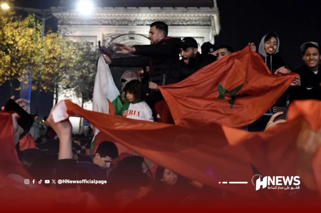 مشجعي المغرب في فرنسا