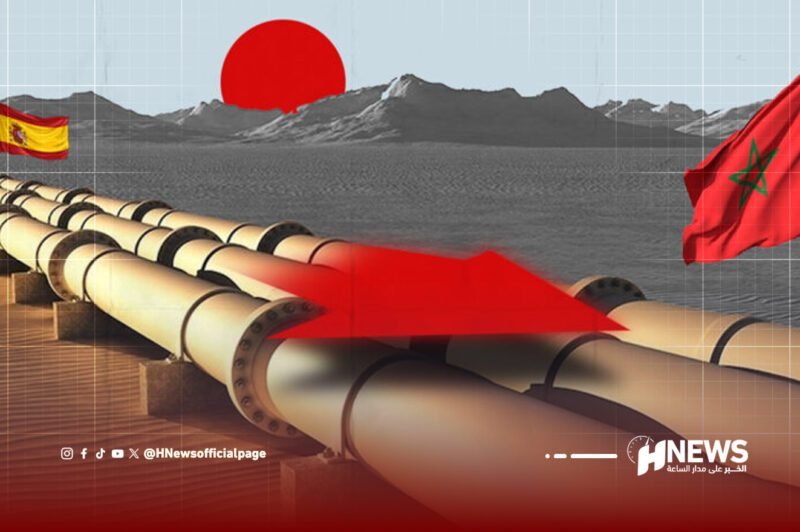 الغاز من إسبانيا إلى المغرب