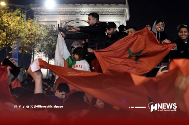 مشجعي المغرب في فرنسا