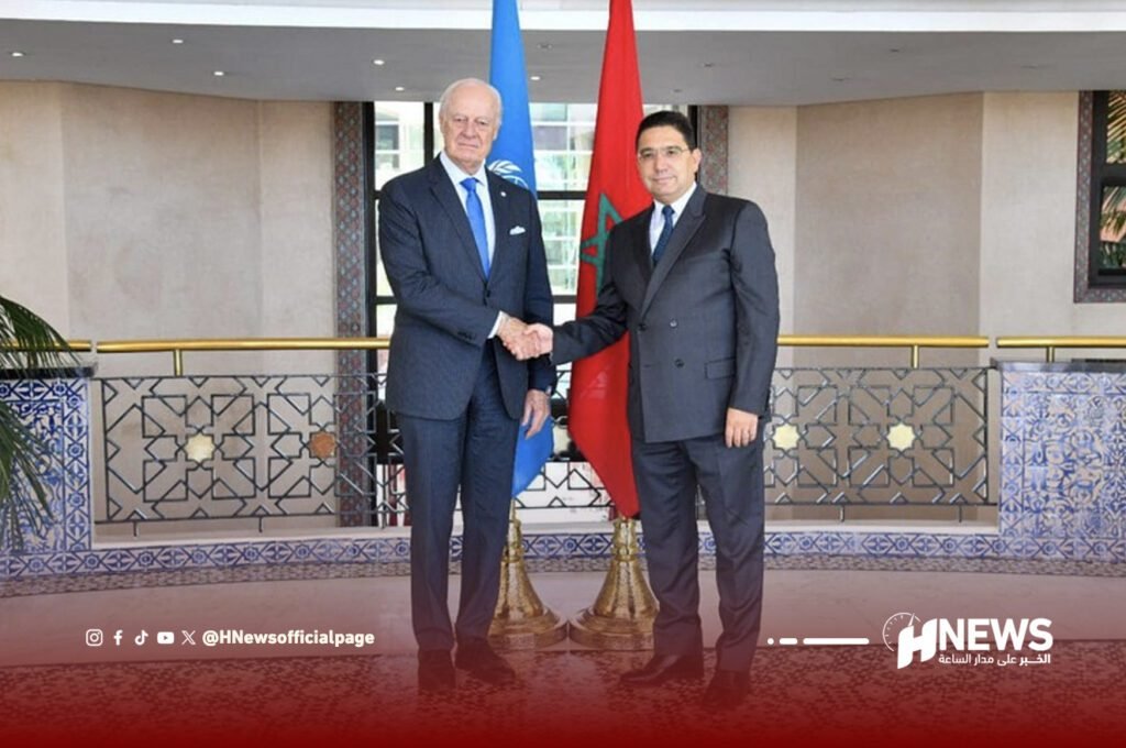 مباحثات بين بوريطة ودي ميستورا حول الصحراء المغربية