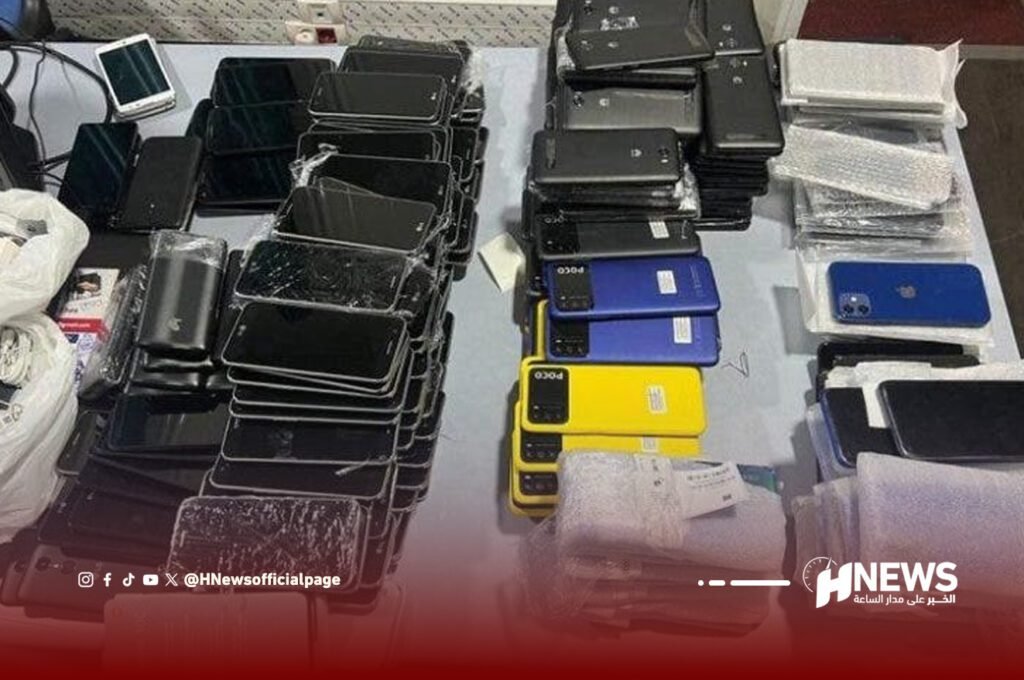 جمارك ميناء بني أنصار تحبط محاولة تهريب ضخمة للهواتف