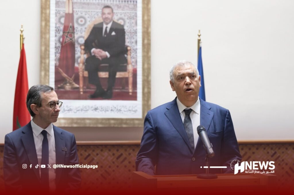 لفتيت ووزير الداخلية الفرنسي