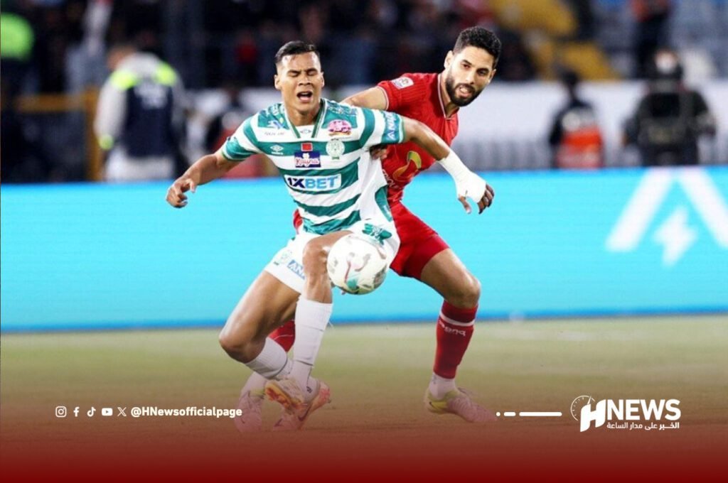 الرجاء يهزم الحسنية بهدف رحيمي ويصعد للمركز السابع