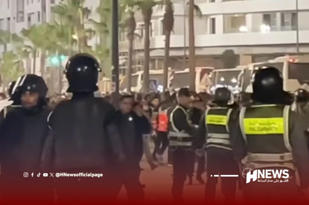 شغب مباراة الوداد والجيش | H-NEWS آش نيوز شغب مباراة الوداد والجيش