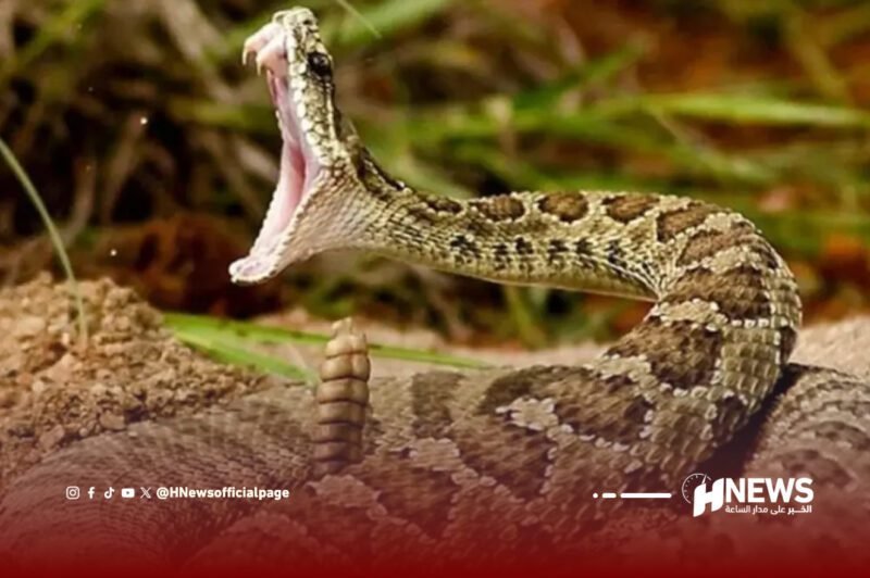 أفعى تلدغ طفلا
