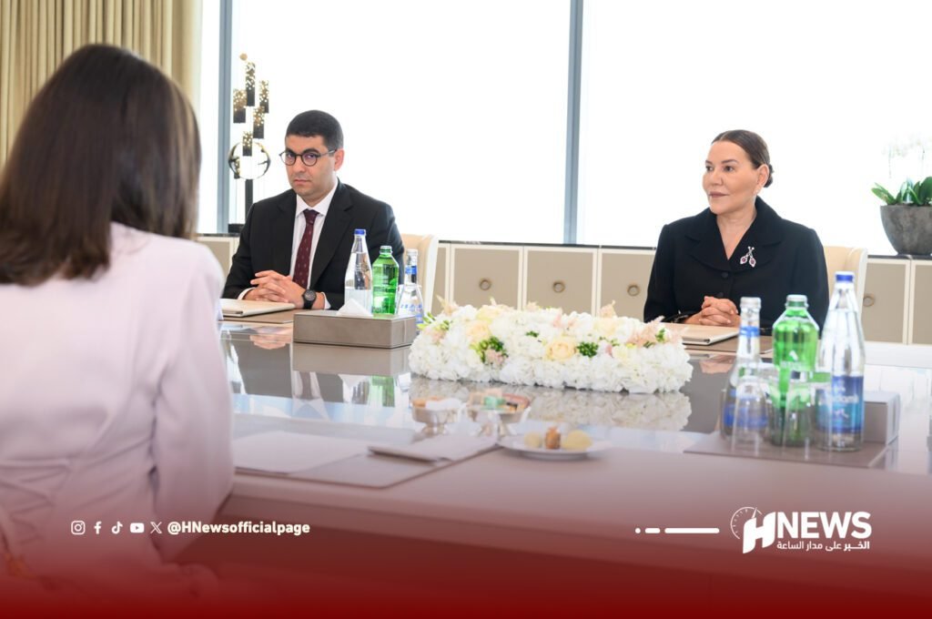 الأميرة للا حسناء تلتقي السيدة الأولى لأذربيجان في باكو