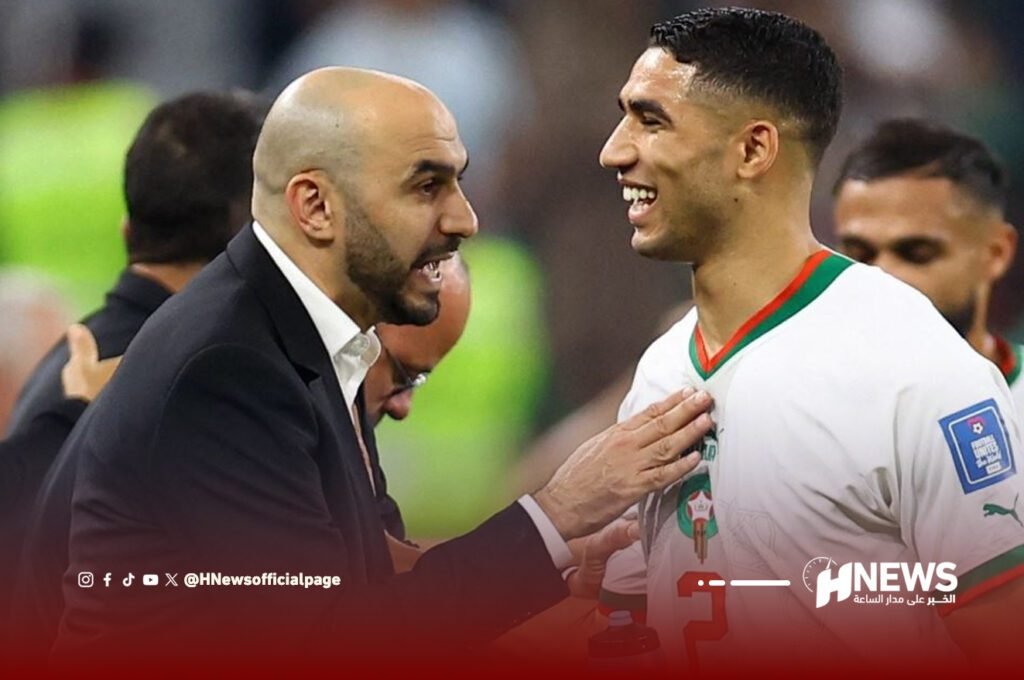 الركراكي يشيد بحكيمي بعد فوزه بجائزة مارك فيفيان فوي