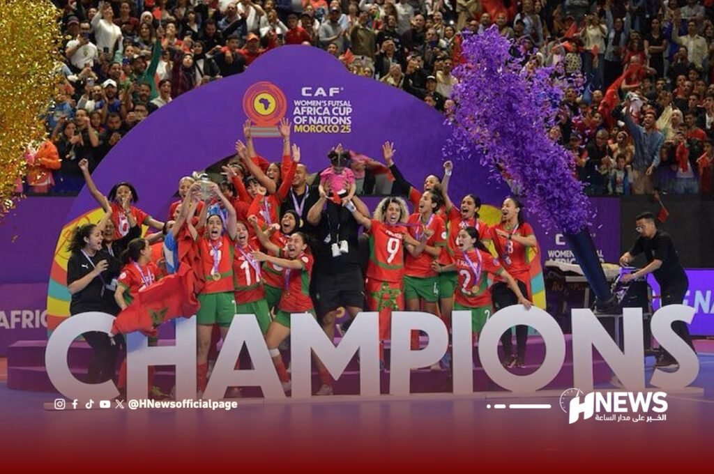 الملك يهنئ لبؤات الصالة بعد التتويج بكأس إفريقيا