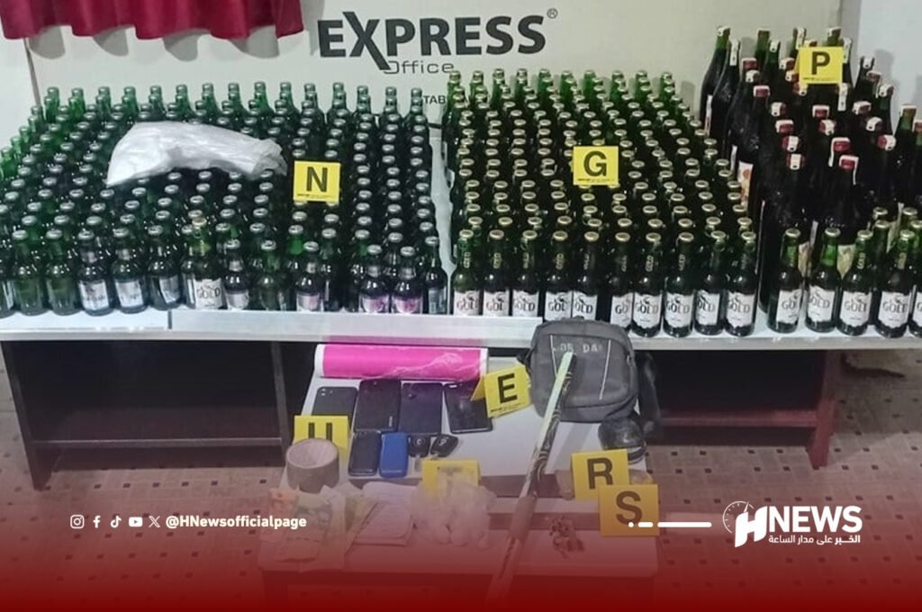 توقيف شبكة للكوكايين والخمور وحجز أسلحة بيضاء